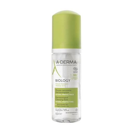 A-Derma Biology Mousse Detergente Viso 150ml