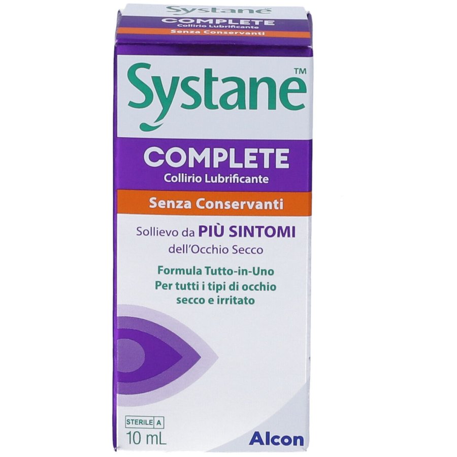 Systane Complete, Collirio Lubrificante per Occhio Secco, 10 ml