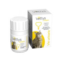 Vettys Integra Vie Urinarie Gatto 30 Compresse - Integratore per la Salute delle Vie Urinarie dei Gatti