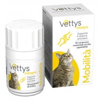Vettys Integra Mobilità Gatto 30 Compresse - Integratore per la Salute Articolare dei Gatti