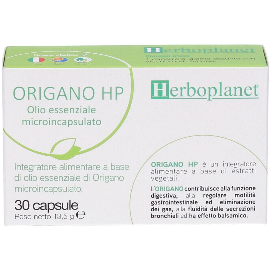 Origano HP Olio Essenziale Microincapsulato, 30 Capsule