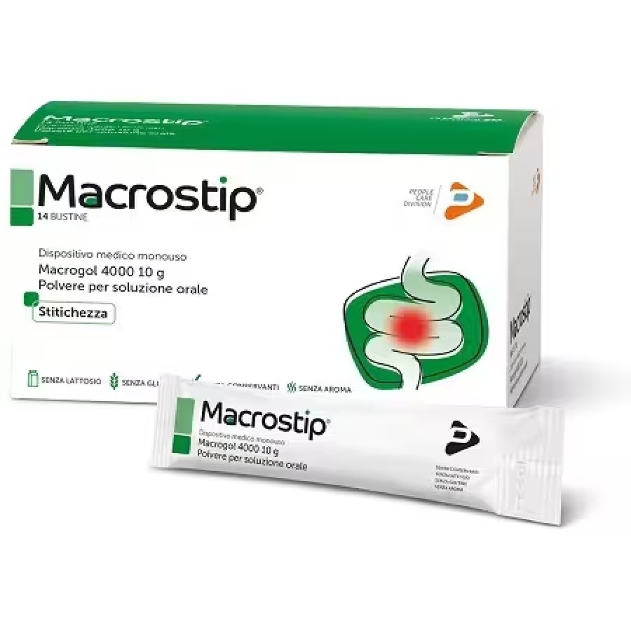 Pharma Line - Macrostip 14 Stick Pack: Integratore di Fibre Solubili per la Salute Digestiva