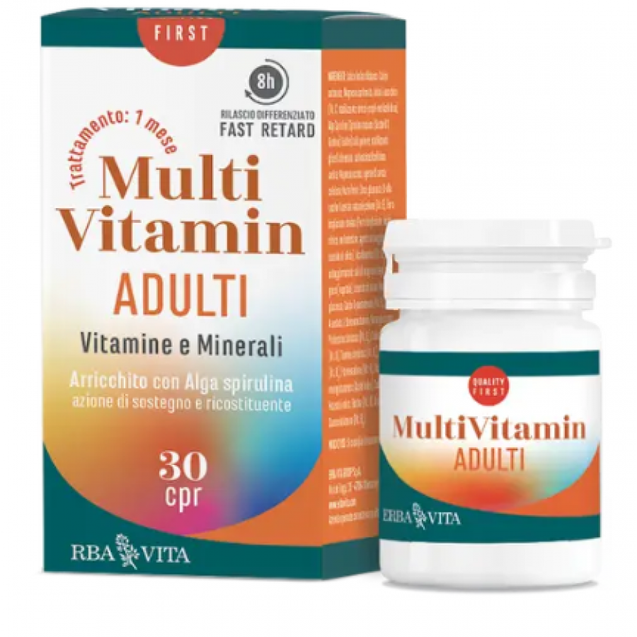 MultiVitamin Adulti Vitamine E Minerali 30 Compresse