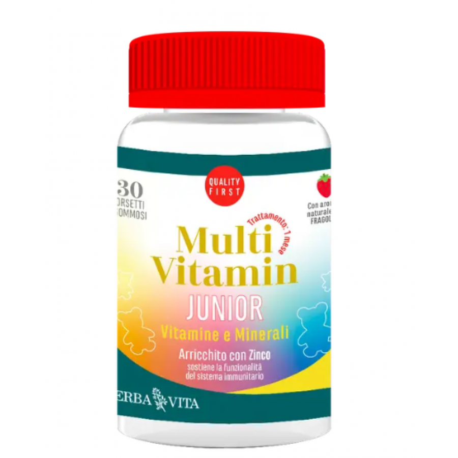 Multivitamin Junior Vitamine E Minerali 30 Orsetti Gommosi