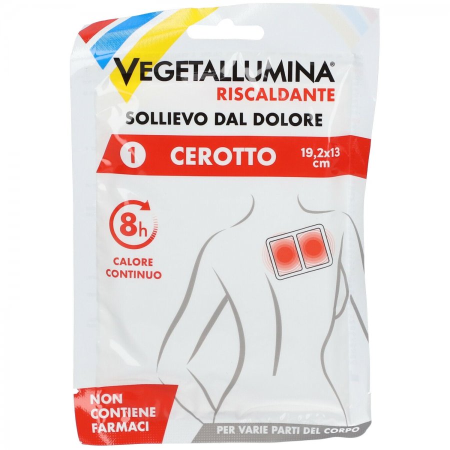 Vegetallumina Cerotto Riscaldante 19,2x13cm - Soluzione Comfort per il Benessere Muscolare - 1 Pezzo