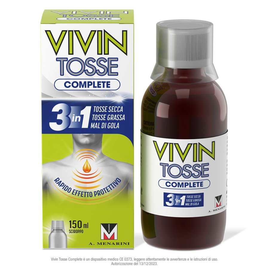 Menarini, Vivin Tosse Complete 3 in 1, 150 ml
