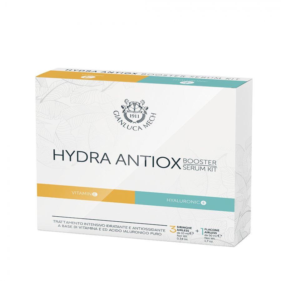 Gianluca Mech HydraBox Antiox Booster Serum Kit - Trattamento Intensivo Idratante e Antiossidante