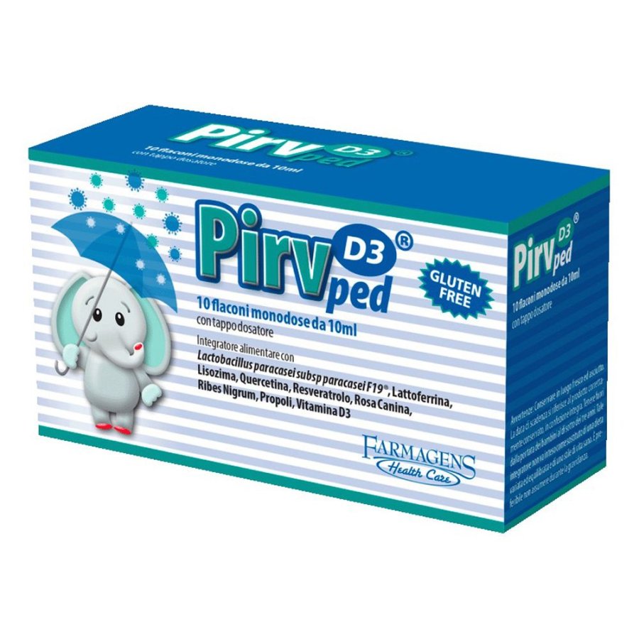 PIRV D3 PED, 10 Flaconcini PIRV D3 PED, 10 Flaconcini