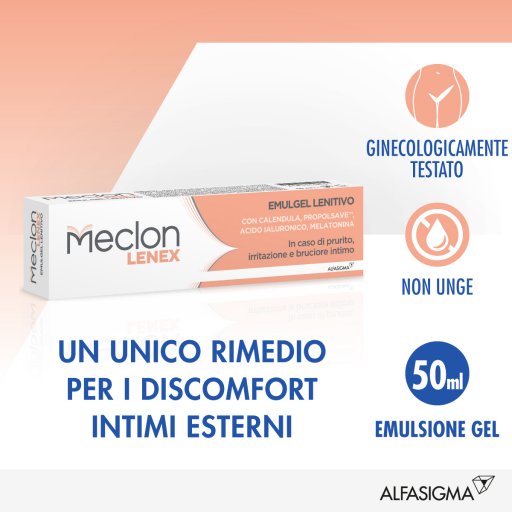 Meclon - Lenex Emulgel 50ml - Trattamento per l'Irritazione Cutanea