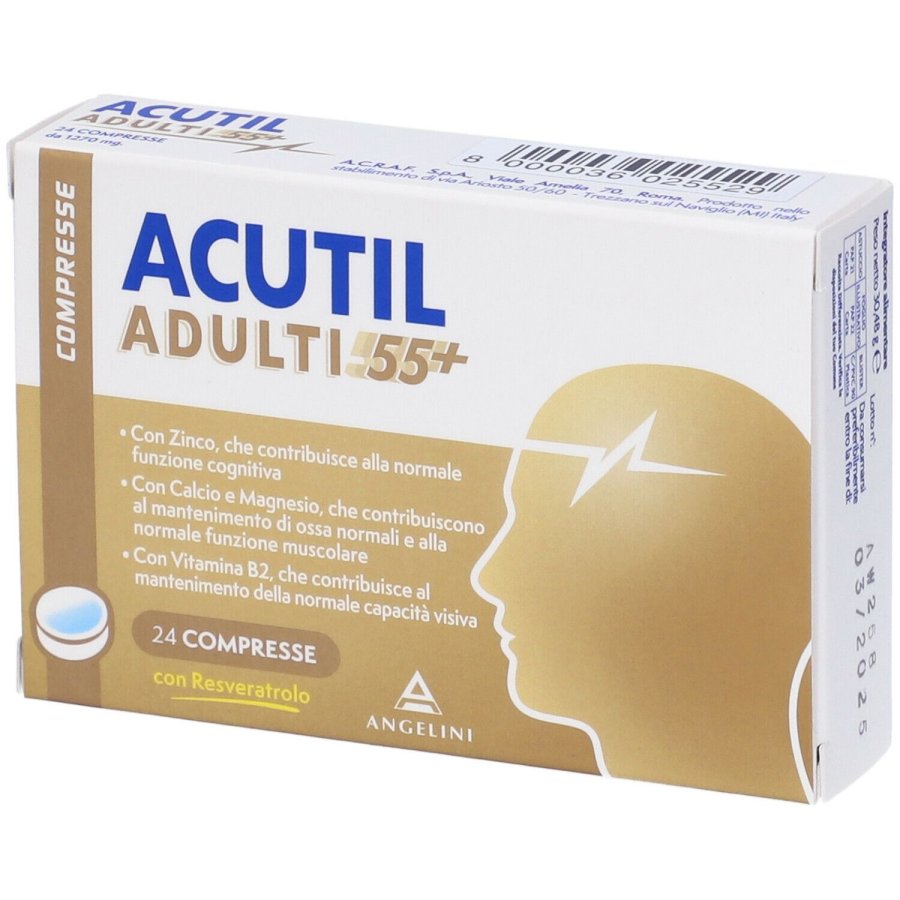 Acutil Adulti 55+, 24 Compresse