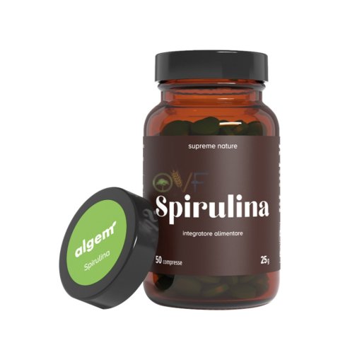 Supreme Spirulina, Integratore Difese Immunitarie, 50 Compresse