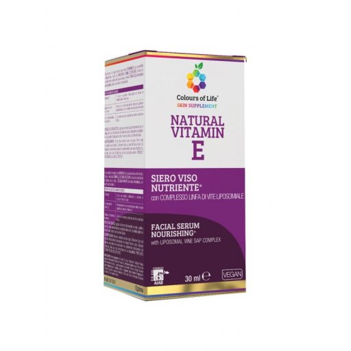 Colours of Life Natural Vitamin E Siero Viso 30 ml - Idratazione e Nutrimento Intenso