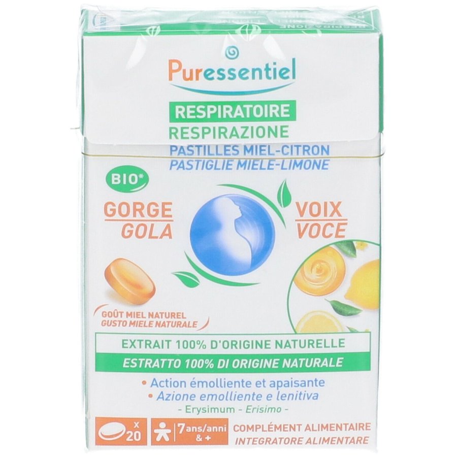 Puressentiel Pastiglie Miele Limone, 20 pastiglie