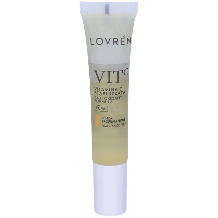 Lovrén VITC Vitamina C Stabilizzata Anti-Oxidant Formula, 15ml - Siero Antirughe e Idratante