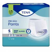 Tena Pants Super - Pannoloni Mutandine Assorbenti Taglia S 12 Pezzi - Comfort e Sicurezza Ovunque Vai