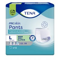 Tena ProSkin Pants Super Mutandine Assorbenti Large 12 Pezzi