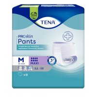 Tena Pants Maxi Pannoloni Mutandine Assorbenti Taglia M - 8 Pezzi