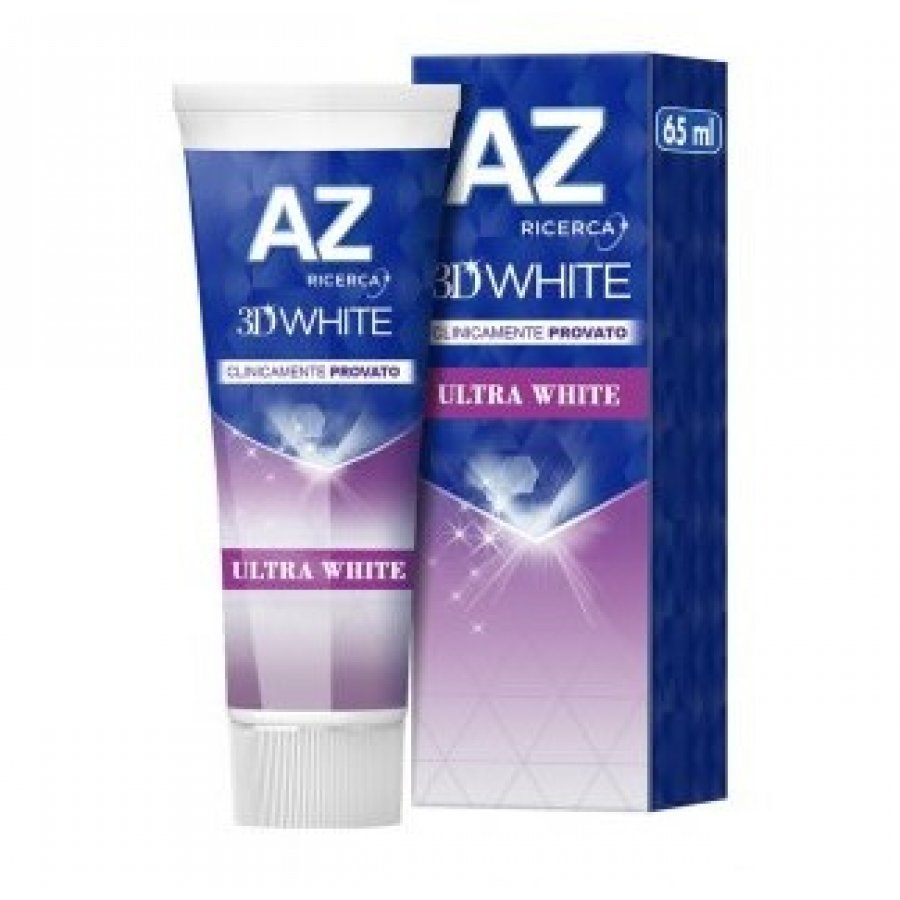 AZ - 3D White Ultra White 65ml, Dentifricio Sbiancante