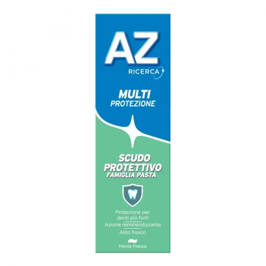 AZ - Multi Protezione Scudo Protettivo Famiglia Pasta 75ml - Proteggi la tua famiglia con una pulizia completa e sicura