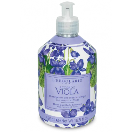 L'Erbolario Detergente Mani e Corpo Accordo Viola 490 ml