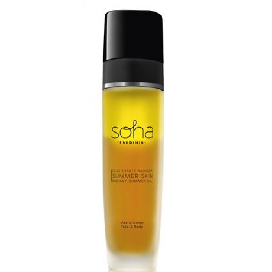 Soha Olio Summer Skin 100ml - Olio Secco Bi-Fase per Corpo e Viso