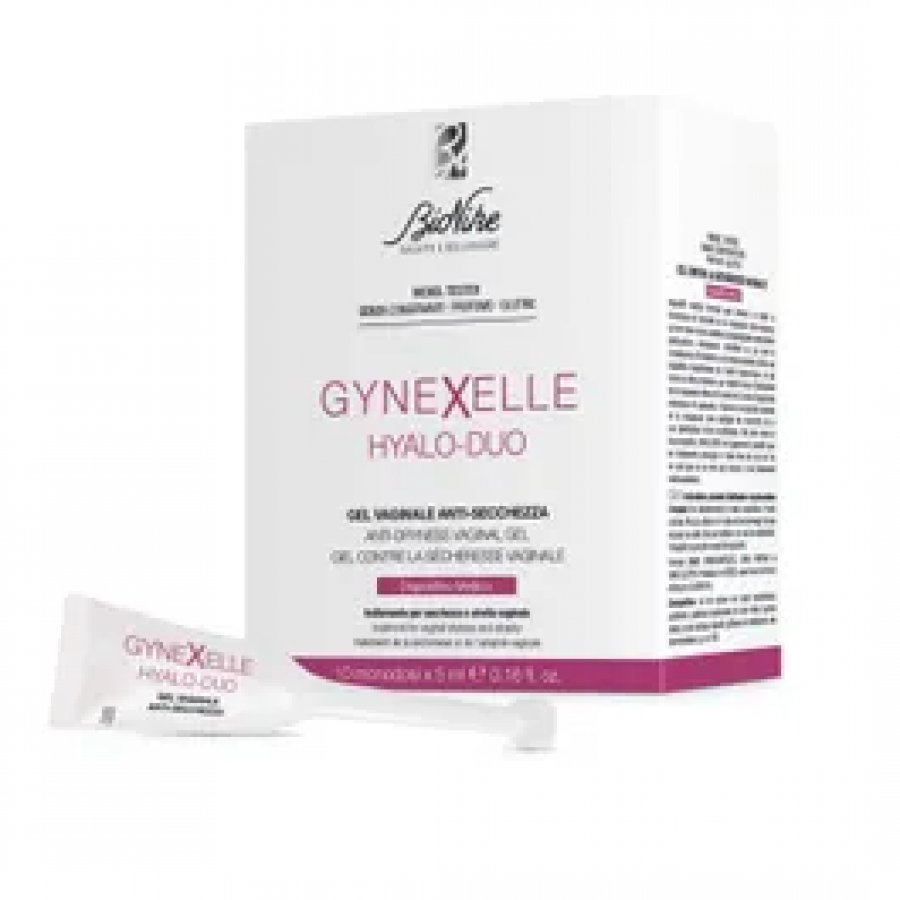 Bionike Gynexelle Hyalo-Duo Gel Vaginale Anti-Secchezza 10 Monodose da 5ml - Gynexelle Hyalo-Duo