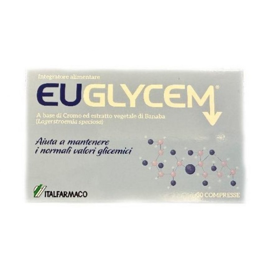 Euglycem 30 Compresse - Integratore Alimentare per Normali Valori Glicemici
