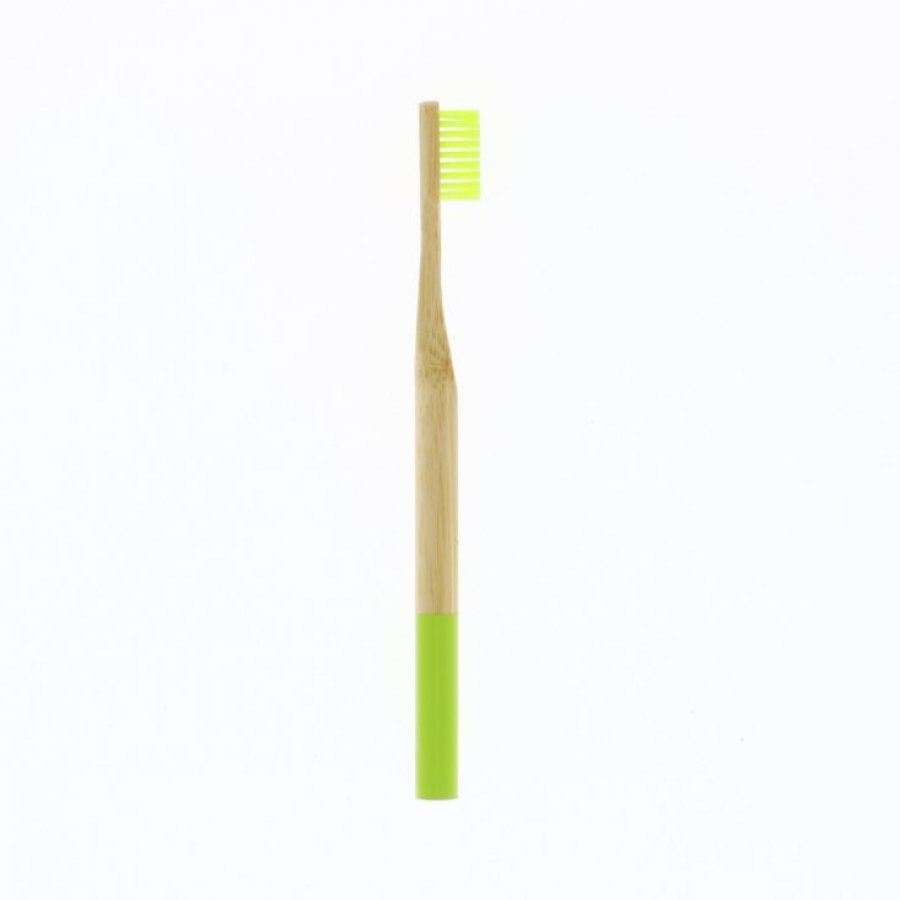 Spazzolino Bamboo Medium Lime Himalaya 1 Pezzo - Spazzolino Ecologico in Bamboo