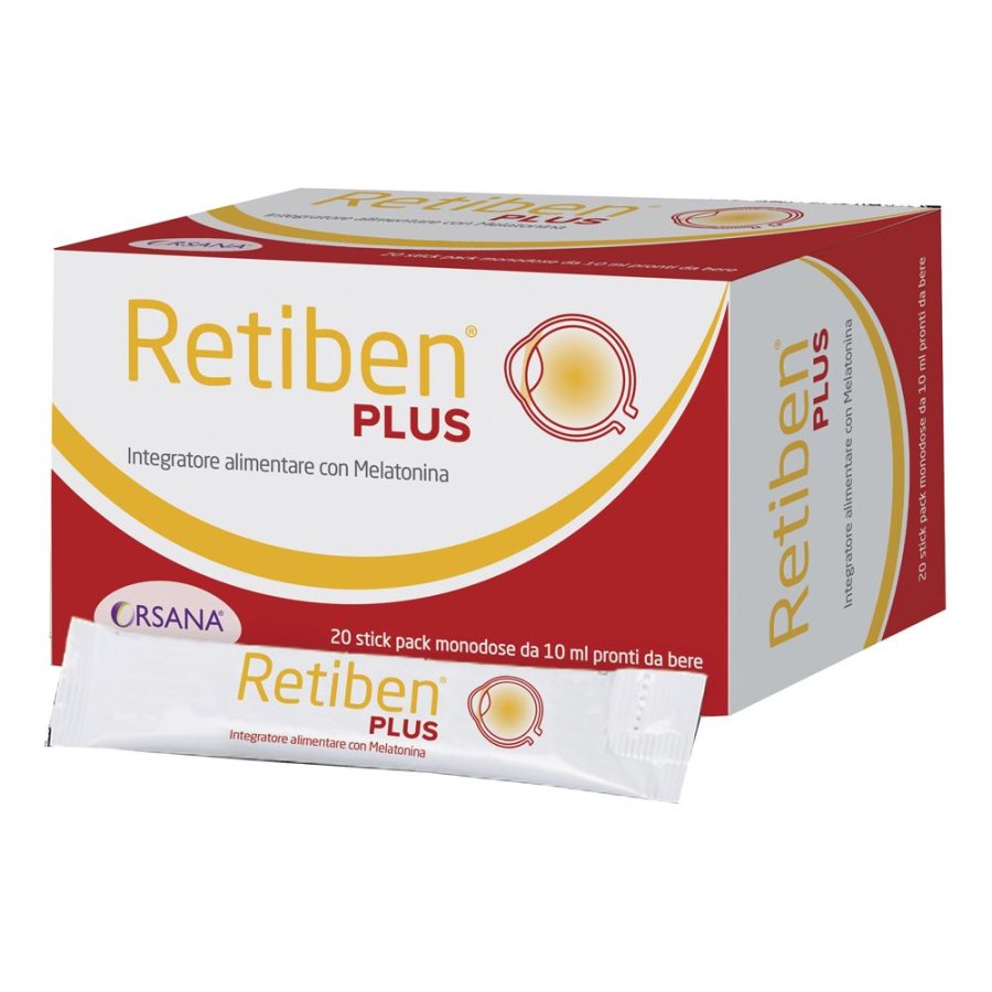 Retiben Plus, 20 Stick Pack da 10 ml Retiben Plus, 20 Stick Pack da 10 ml