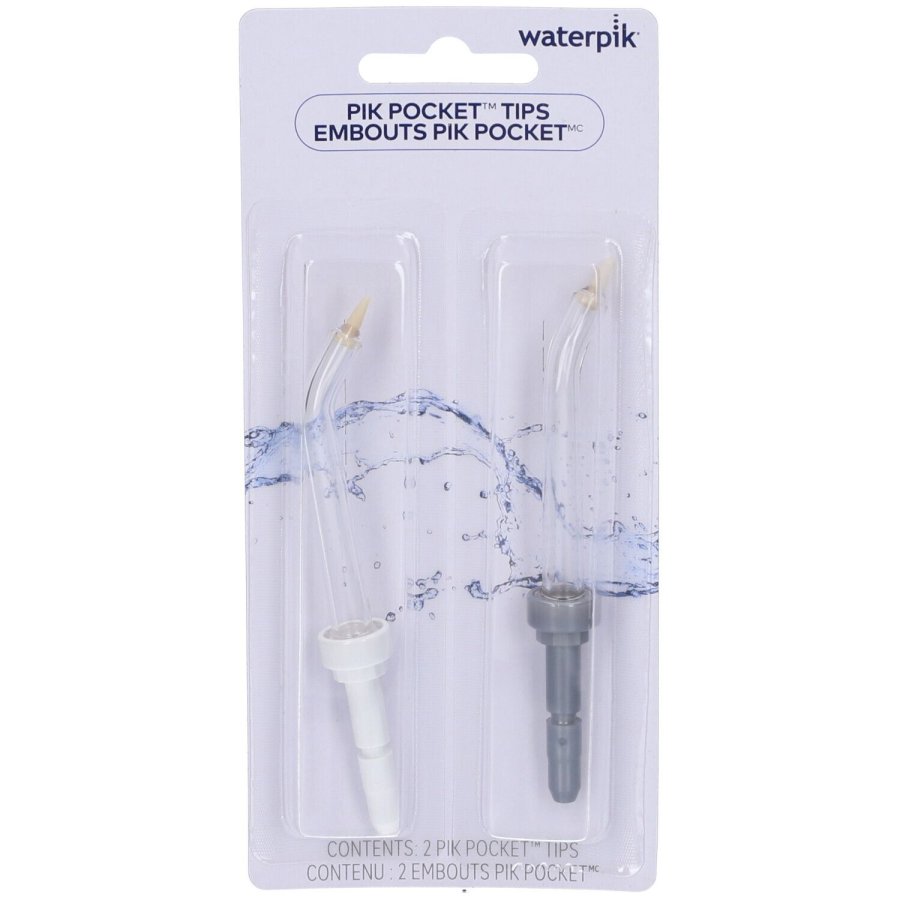 Waterpik PP-100E Pik Pocket Tips Ricambio, 2 Pezzi