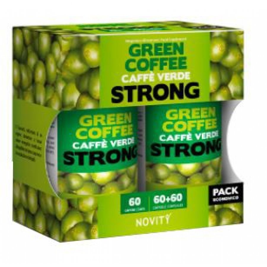 Integratore Caffè Verde + Te Verde + Guaranà + Caffeina,Vitamina B2+B6 –