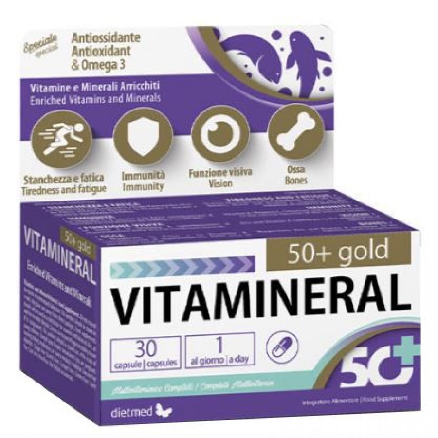 Vitamineral 50+ Gold 30cps