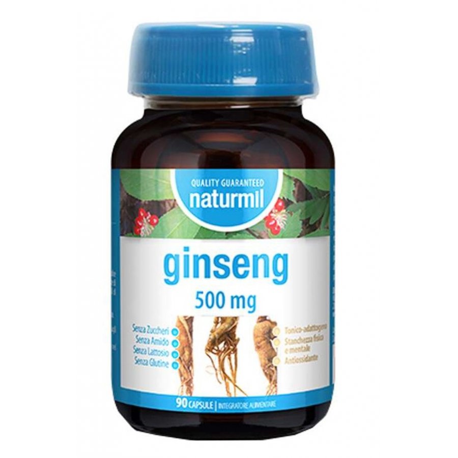 Dietmed Naturmil Ginseng Integratore Alimentare 90 Capsule – Tonico per la Stanchezza Fisica e Mentale