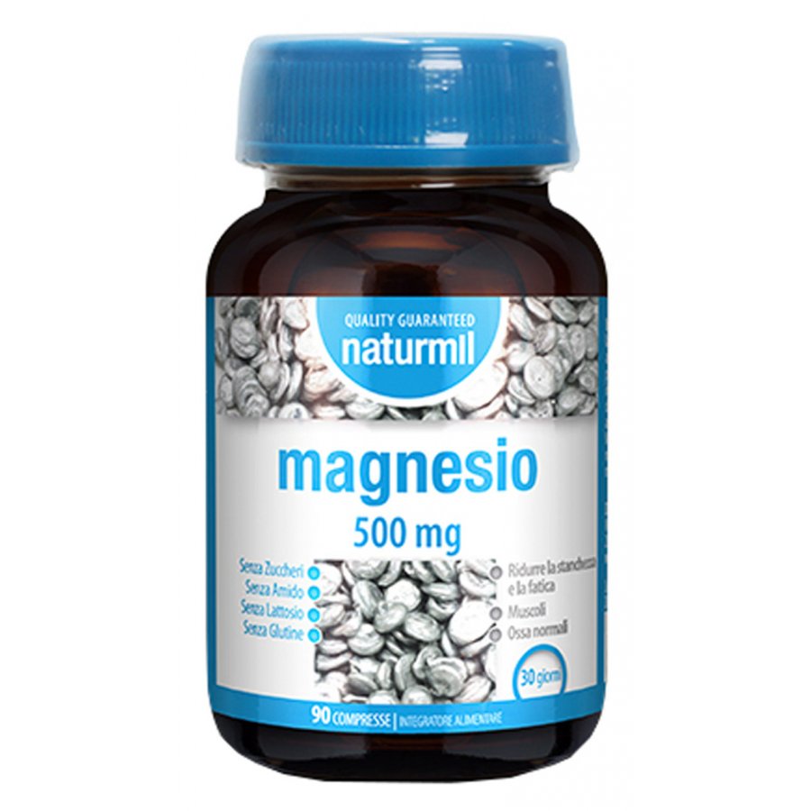 Naturmil Magnesio 90 Compresse – Integratore Alimentare, Benessere Muscolare e Osseo