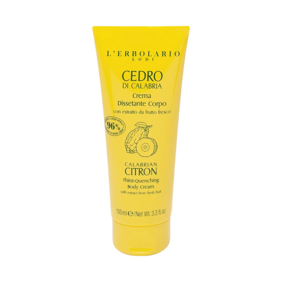 L'Erbolario Cedro di Calabria Crema Dissetante Corpo, 100 ml