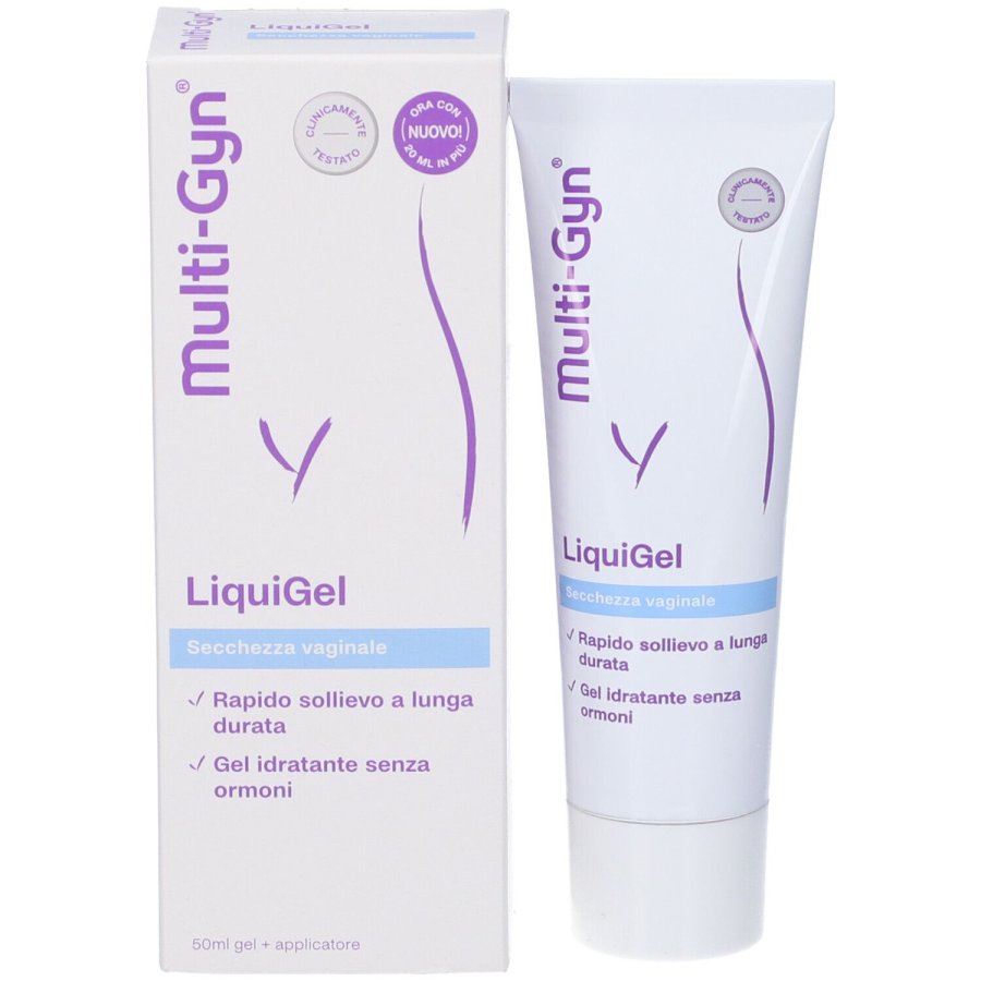 Multi-Gyn LiquiGel Gel Vaginale Idratante, 50 ml Multi-Gyn LiquiGel Gel Vaginale Idratante, 50 ml