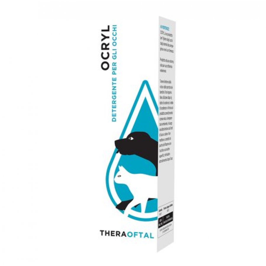 Therapet Ocryl Detergente Occhi 135ml - Pulizia Efficace per gli Occhi del Tuo Animale Domestico