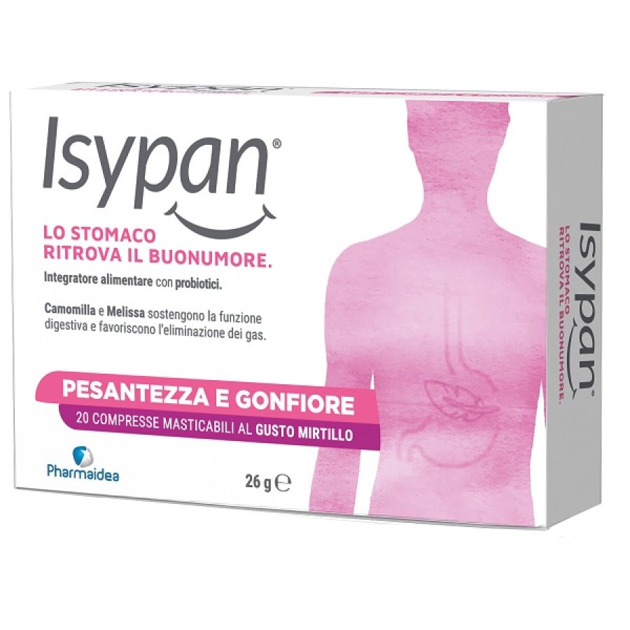 ISYPAN Pesantezza Gonfiore, 20 compresse ISYPAN Pesantezza Gonfiore, 20 compresse