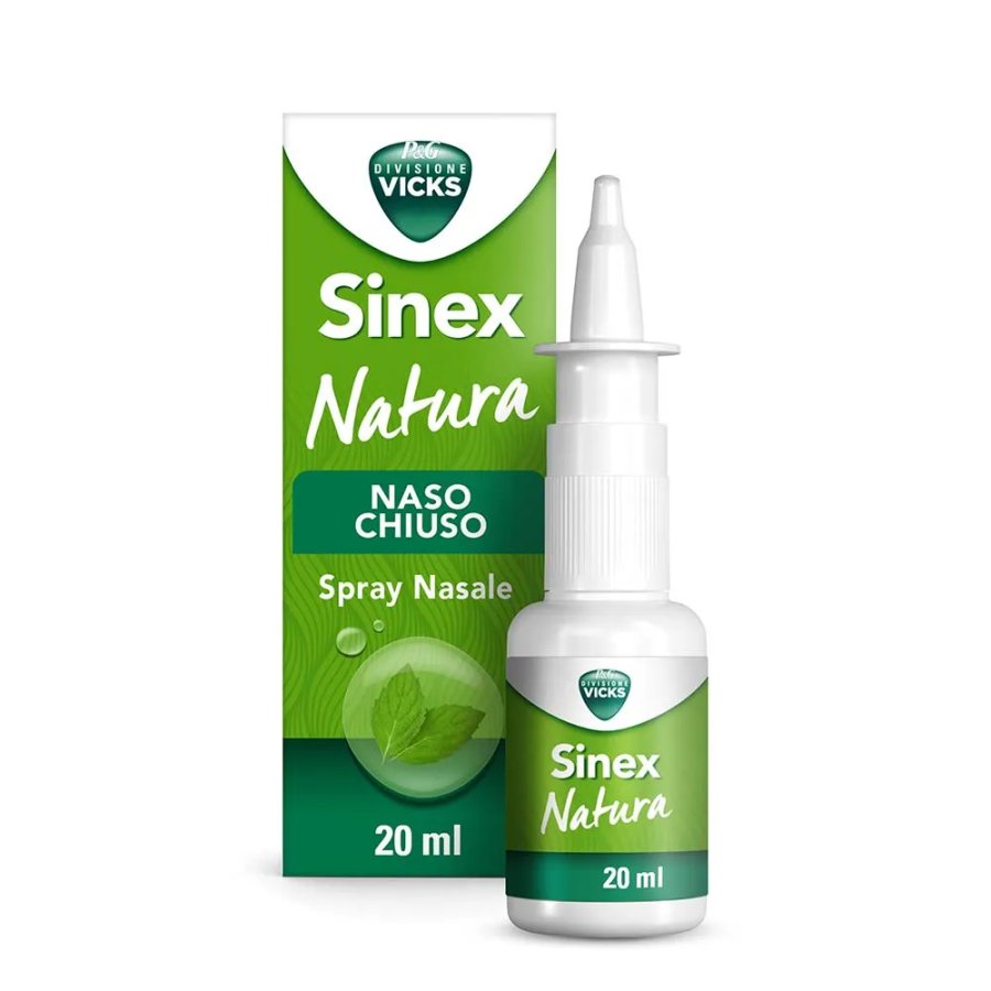 Vicks, Sinex Natura Spray Salino Ipertonico, 20 ml