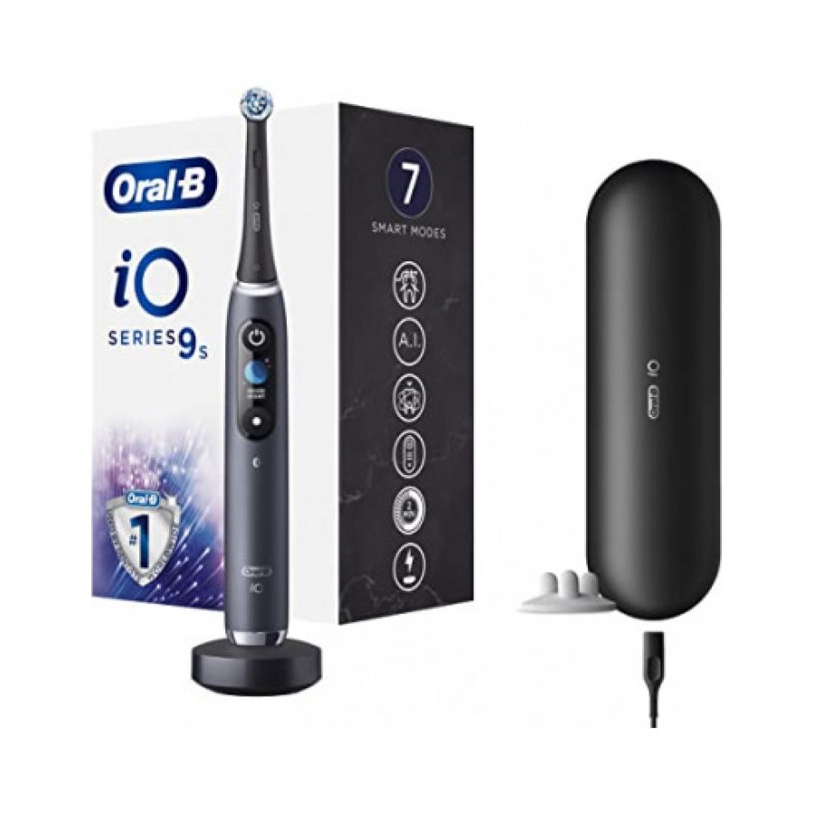 Oral-B iO Series 9S Spazzolino Elettrico Black Onyx - Tecnologia Avanzata per una Pulizia Superiore