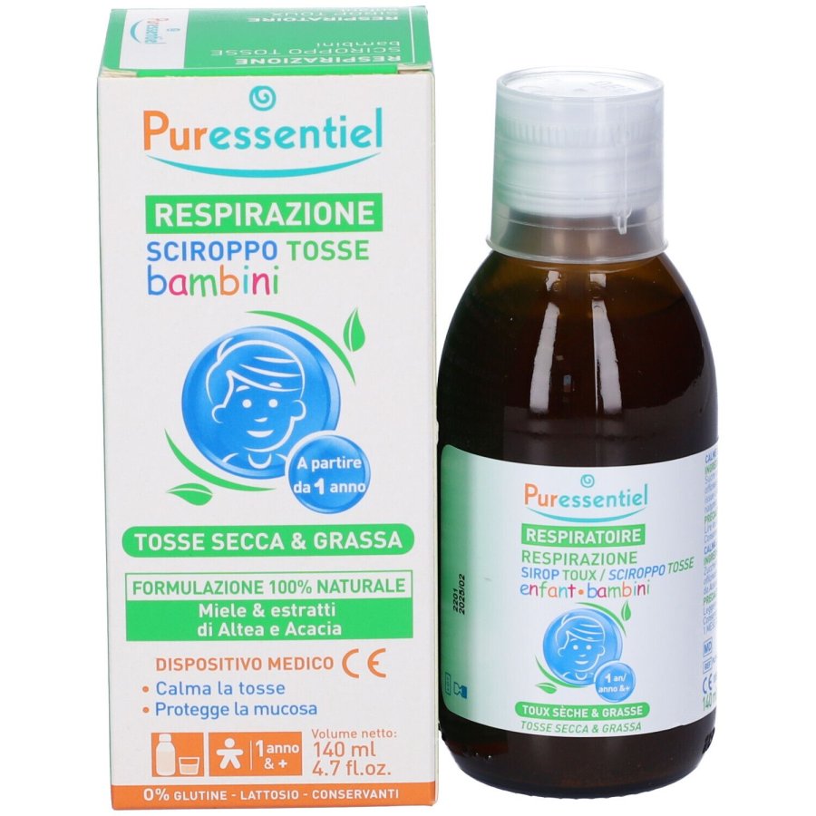 Puressentiel Sciroppo Tosse Bambini, 140 ml
