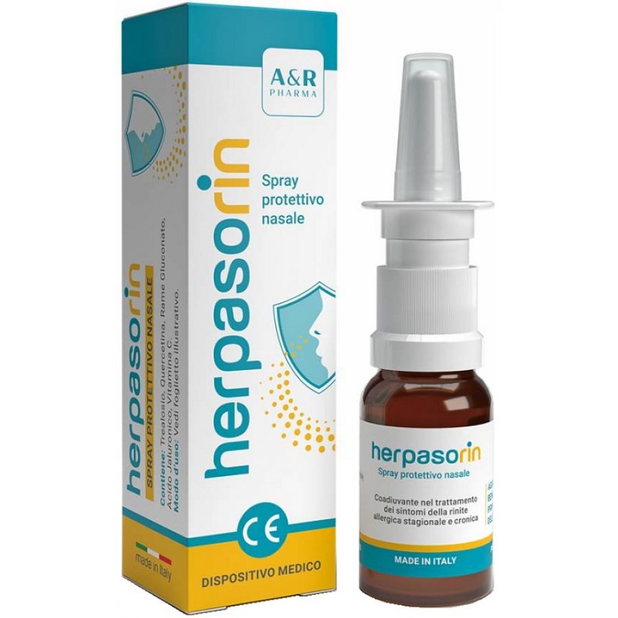 A&r Pharma Herpasorin Spray Nasale 15ml - Protettivo per Rinite Allergica