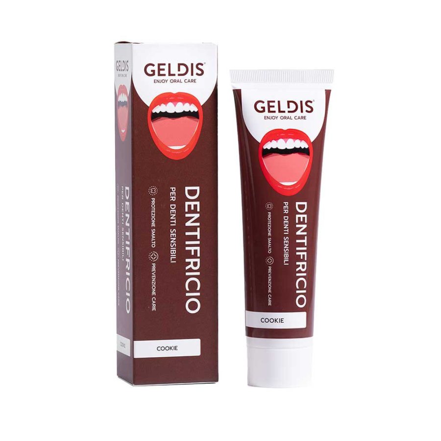 Geldis Dentifricio per Denti Sensibili Cookie, 100 ml
