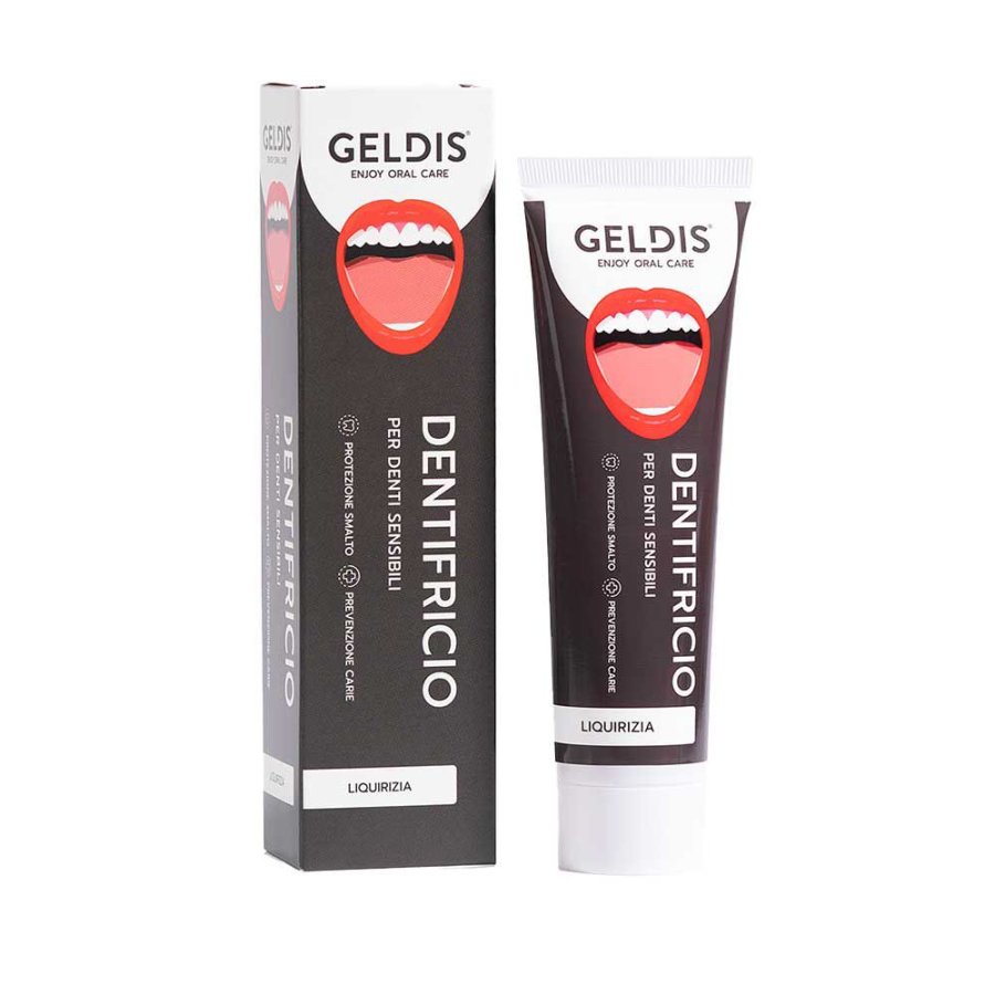 Geldis Dentifricio Denti Sensibili Liquirizia, 100 ml