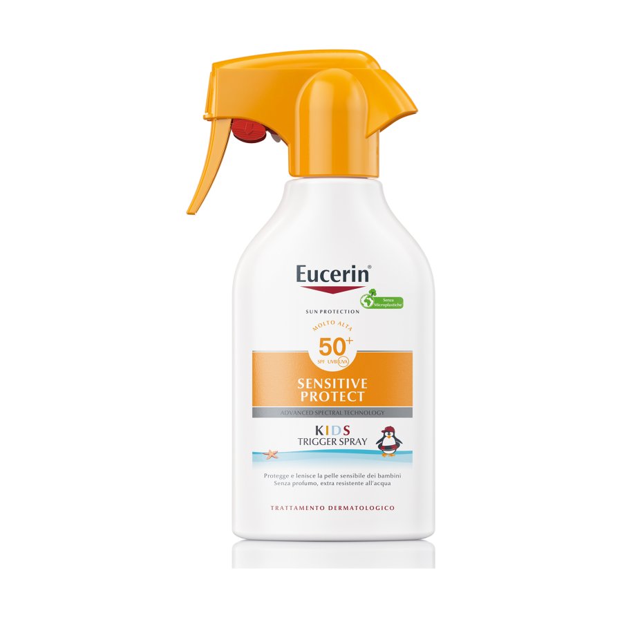 Eucerin Sun Protection - Kids Trigger Spray Sensitive SPF50+ Bambini, 250ml