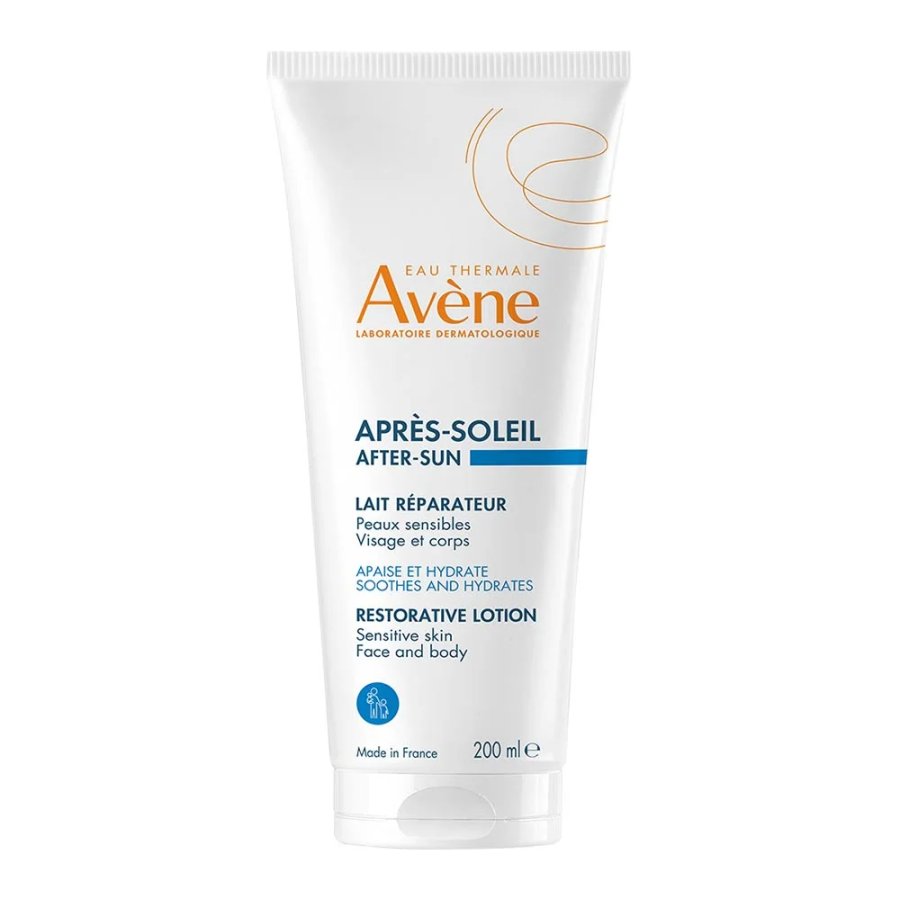 Eau Thermale Avène Après-Soleil Latte Ristrutturante Doposole 200ml - Lenitivo e Idratante