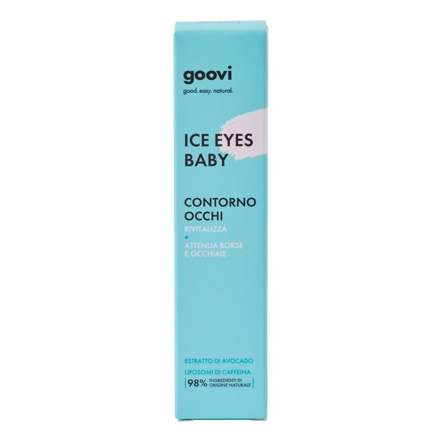 Goovi Ice Eyes Baby Crema Contorno Occhi Borse e Occhiaie, 15 ml
