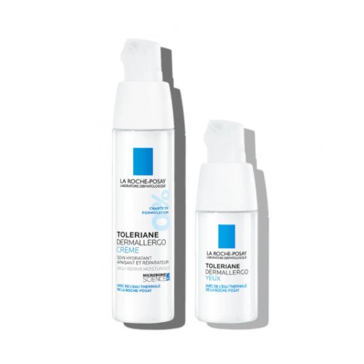 La Roche-Posay, Toleriane Dermallergo, Crema Viso + Contorno Occhi, 40 ml