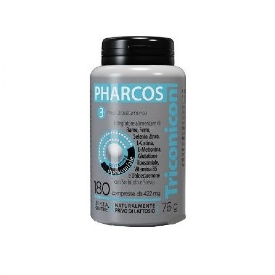 Triconicon Pharcos 180 Compresse - Integratore per la Salute della Pelle