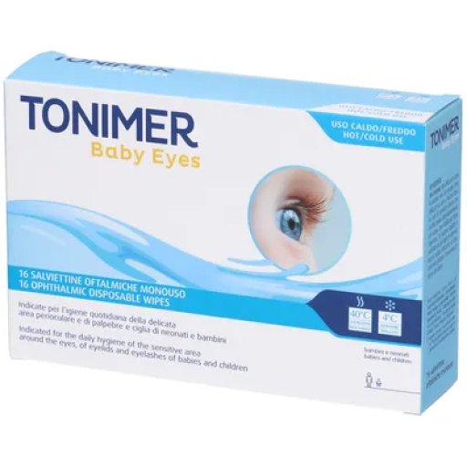 Tonimer Eyes Baby Salviettine Oftalmiche 16 pezzi Tonimer Eyes Baby Salviettine Oftalmiche 16 pezzi